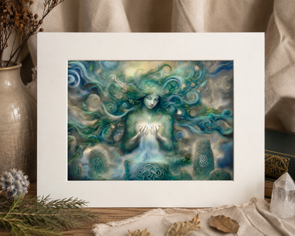 Danu - Celtic Goddess - Archival Art Print